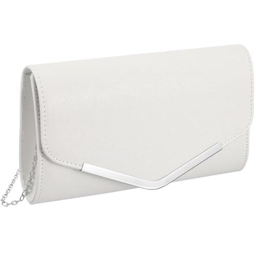 OATIPHO Sac De Soirée Femme Pochette À Main Enveloppe Avec Chaîne Argentée 9.45X5.51X1.97 Pouces Motif Paillettes Sac Mariage Bal Cocktail Capacité Moyenne