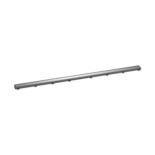 hansgrohe RainDrain Match Linear Tileable Shower Drain for 59 1/8" Rough with Height Adjustable Frame in Chrome, Stainless Steel Rectangle Shower Floor Drain by hansgrohe - Image 4