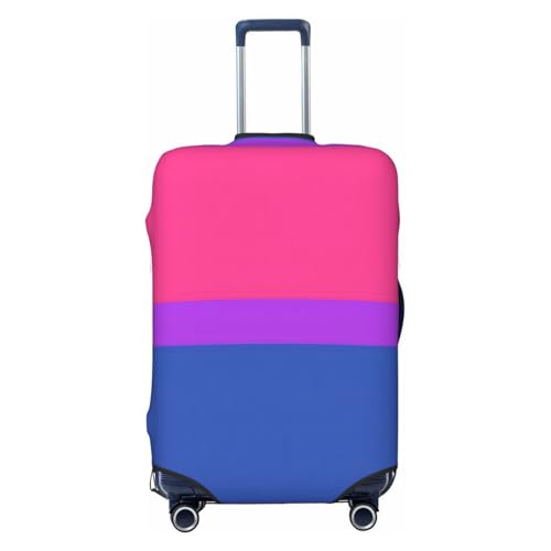 Pride Flag Print Luggage Suitcase Cover Protector Luggage Washable Covers With Concealed Zipper