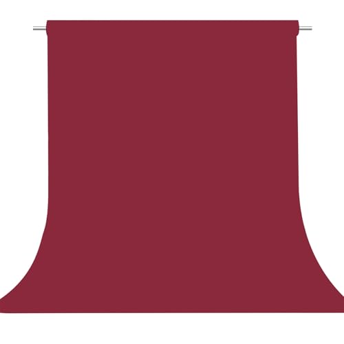 Burgundy Photography Backdrop for Photoshoot, Fabric 10x10ft