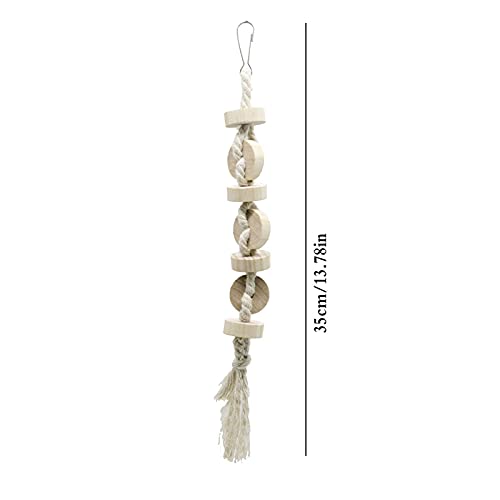 Vogelspeelgoed 7 stks Bird Toys Cockatiel Parrot Speelgoed en accessoires Budgie Perch Stand voor kleine parkieten… - Afbeelding 4