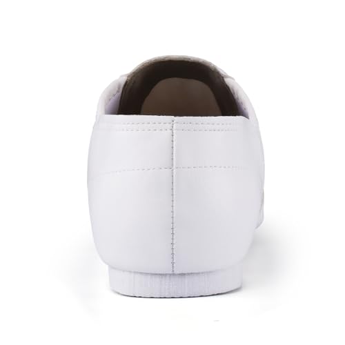 Image of Linodes Unisex PU Leather Jazz Shoe EVA Sole for Men /Women Dance Shoes | Soft PU upper, Breathable, Slip on, Classic EVA sole, Split sole, Lightweight, Arch support, Jazz, Flexible, Durable