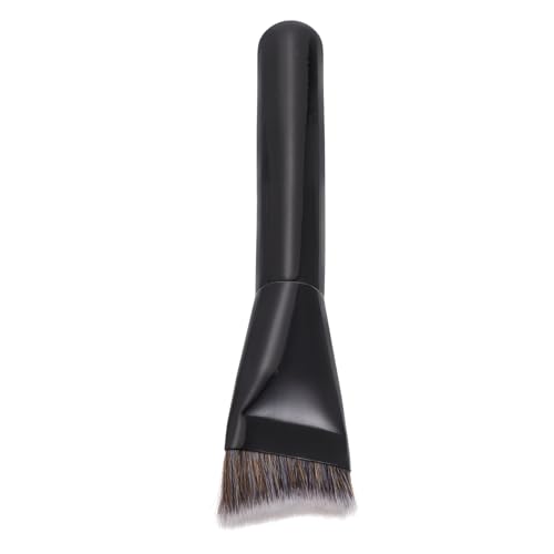 HONMEET 1 Pc Bright Contouring Brush Advanced Wooden Handle Makeup Brush Foundation Mixing Pigment