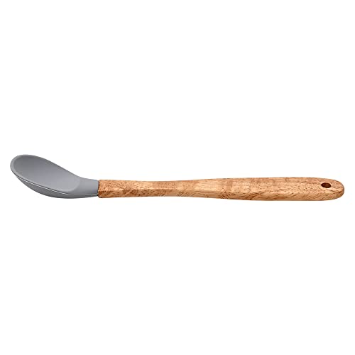 Mimo Style Colher de Arroz de Silicone e Cabo em Bambu Ecológico e de Excelente Durabilidade, Belo D