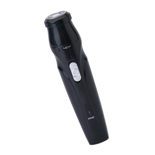 WOFASHPURET 1Pc Multi Functional Nose Hair Trimmer and Beard Shaver Kit Compact USB Rechargeable Electric Grooming Tool for Men Efficient Nose Hair Cleaner and Mini Nail Clipper Black