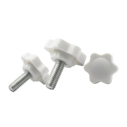 5 25# M6 M8 M10 FZp~̉ԕ˂݃lW SwbhvX`bNX^[nh؍H{g(White,M4x16-5pcs)