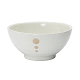 美濃焼 どんぶり鉢 丼 麺鉢 約19cm 電子レンジ 食洗機対応 ドット 白 日本製 133-81613