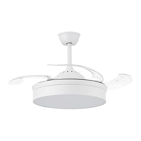 Ventilador LEDUNI con luz y palas retráctiles Cover
