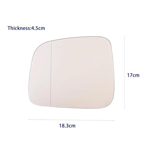 Glace de rétroviseur gauche chauffant pour VW Transporter T5 Multivan Caddy 2003-2010 - 2