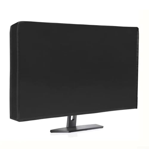 Copertura protettiva per monitor in tessuto Oxford 210D, antipolvere, antivento, impermeabile, per schermi PC e TV (53 x 35 x 9 cm)