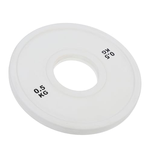 BRIGHTFUFU Exercise Workout Plates for Home Gym Barbell Plates Rubber Coating 0.5kg