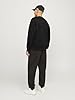 JACK & JONES Men's Jjebasic Sweat Crew Neck Noos Ps Hooded Sweatshirt, Black, 4XL #4