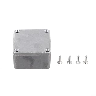 [ ALUMINUM CONSTRUCTION] Crafted from for premium aluminum alloy, this stomp box effects pedal case s long-lasting performance while resisting and high temperatures. [DESIGNED FOR MUSICIANS] Tailored specifically for guitarists, this case enhances us...