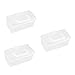 3pcs Box First Aid Cabinet First Aid Organizer Medicine Holder First Aid Kit Container Medicine Container Medicine Storage Organizer Storage Bins Medical Kit White