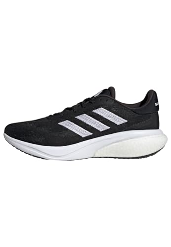adidas Supernova 3 Running Shoes, Zapatillas para Correr Hombre, Core Black/Cloud White/Core Black, 43 1/3 EU