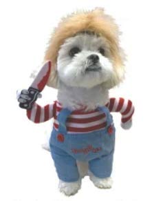 Amazon | キラー人形 犬服 なりきり チャッキー コスチューム コスプレ