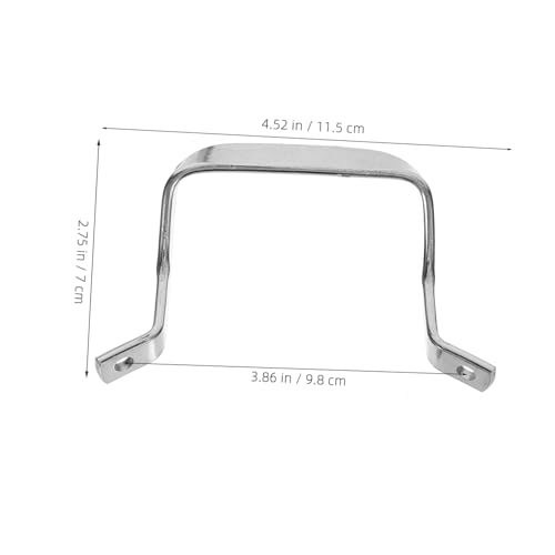 VICASKY 4 piezas mango de olla de acero inoxidable reemplazo orejas para ollas a presión ollas de vapor woks sartenes accesorios de cocina miniatura 2