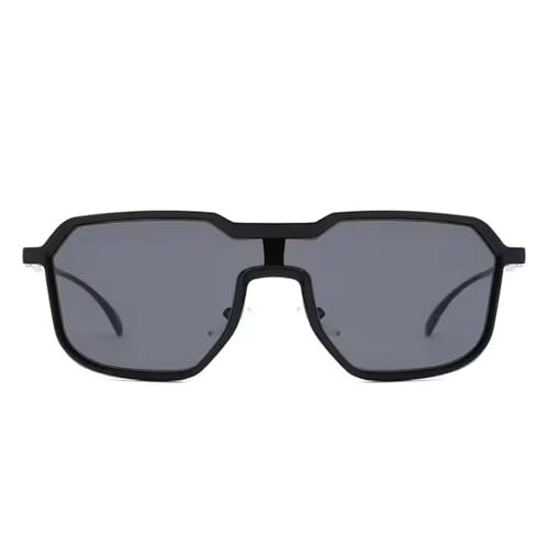 Image of Dervin UV Protected One Piece Designer Punk Style Metal Sunglasses for Men and Women