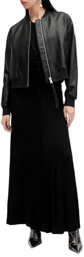 Women's Orten Leather Bomber Jacket4