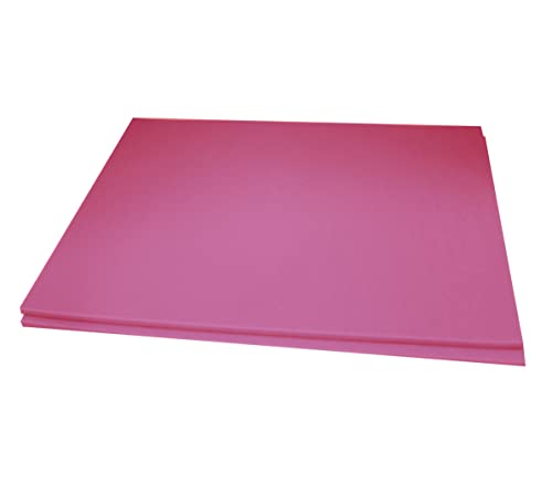 Rehabilitation Advantage Pink Memory Foam Padding, Self Adhesive, 24'' x 16'' x 3/8'', Set of 2
