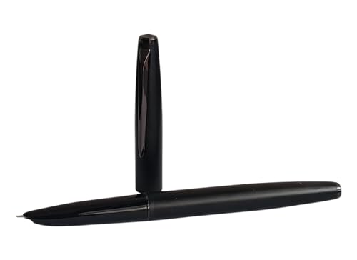 Image of GOLD LEAF Jinhao 911 Matt Black Fountain Pen, Extra Fine Nib Metal Body Classic Design Smooth Writing Pen with Converter