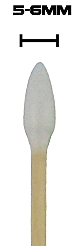 (Double Sided Tapered Tip) Type-III 100pc Gun Cleaning 6 Inch Double Sided Cotton Swabs