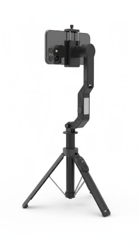 Q31 Handheld Gimbal Stabilizer, Smartphone Camera Selfie Stick with Tripod Stand, Automatic straightening, Brushless Motor, Two Batteries