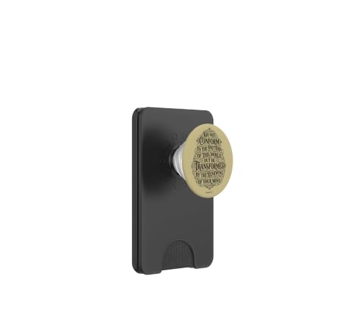 Romains 12:2 PopSockets PopWallet MagSafe - Porte-carte chrétien