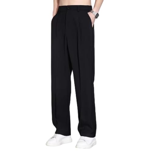 Fleurosta Pants, Easemotions Super Stretch Ice Silk Comfort Everyday Pants, Denimblack Pant for Men