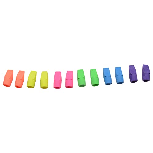 Westcott ‎14891 Pencil Eraser Toppers, Assorted, 12 Pack #TOP2