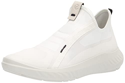 Ecco Women's Ath-1Fw Slip On Sneaker, Shadow White, 7-7. 5 #TOP23
