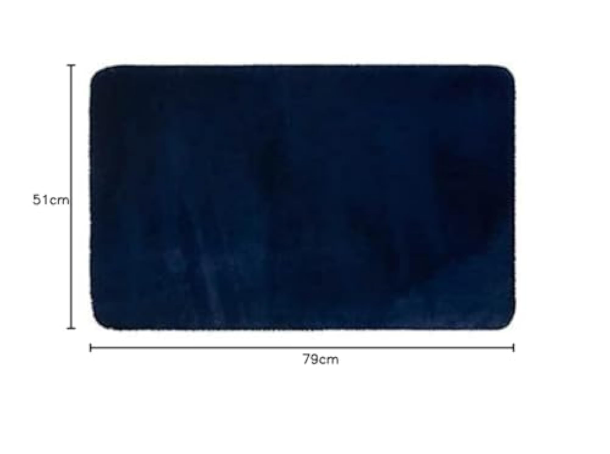 Super Absorbent Non Slip Soft Bath Rug, Machine Washable