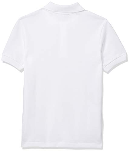 Lacoste Boys Lacoste Short Sleeve Classic Pique Polo Shirt, White, 12 Years Us #TOP1