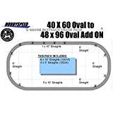 40x60 Conversion to 48X96 Oval Track Layout Pack O Gauge