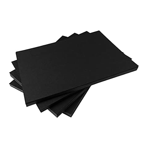 Hawksbill Card + Craft A3 270 GSM Black Card (Pack of 25 Sheets) Cover