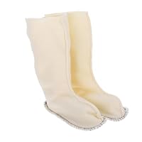 IWOWHERO 1pair Warm Rain Boot Socks Thermal Liners for Rain Boots Comfortable and Wear-resistant Extra Warmth for Women Mid Calf Wellies Snug Fit for Cold Weather