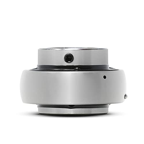 MAPLE ACE UC209 Insert Bearing 45mm Bore, Spherical OD with Set Screws and Lubrication Hole