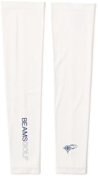BEAMSGOLF アームカバー ビームスゴルフ　速乾　ホワイト Amazon | [ビームスゴルフ] Tシャツ 〈MEN〉 アームカバー(UVカット