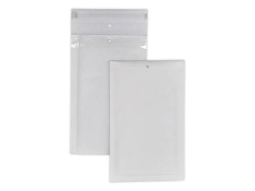 UG-ECO-B2 100 Enveloppes à Bulles d'air Pochettes Bulle, taille B2 B/2 int. 120 x 215 mm, Enveloppe Bulle, Petite Enveloppe Matelassées d’Expédition,...