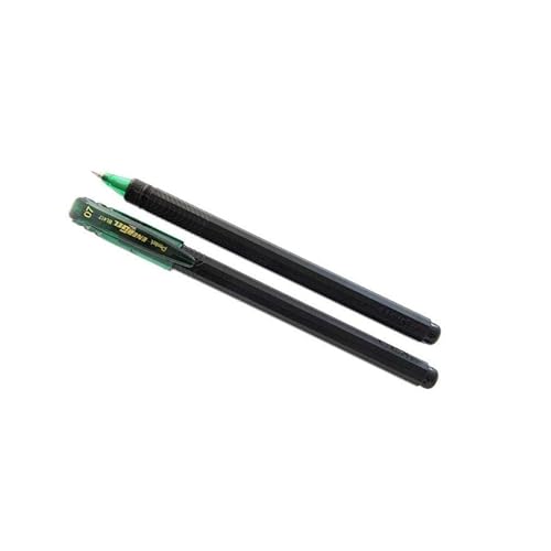 Pentel EnerGel 0.7mm Roller Gel Pen | Quick Dry Ink For Smudge-Free Writing | Lightweight Gel Pen For Smooth Writing Experience | Green Ink, Pack of 5 Pens (BL417)