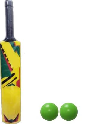 FITBOT Junior's Plastic Bat Size 3 PVC/Plastic Cricket Bat (300-500 g)