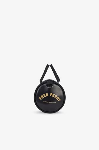 Sac polochon Fred Perry Mini Barrel Bag noir de taille unique