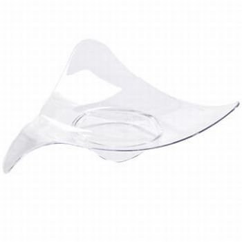 Mini-Ware Triangle Wave Dish Clear