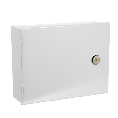 Boîte métallique avec serrure POPETPOP murale pour protéger l'alarme des maisons et bureaux