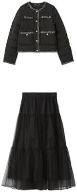 Amazon.co.jp: [セルフォード] トリムデザインキルティングジャケット