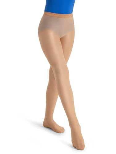 Capezio Ultra Shimmery Tight - Girls, Caramel, Medium/Small2