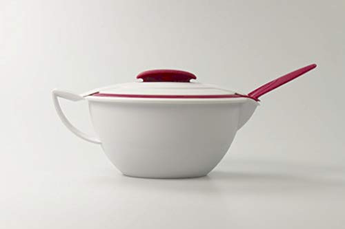 Tupperware Geïsoleerde server Sauciere 400 ml + pollepel wit BlackBerry 37642 - Image 4