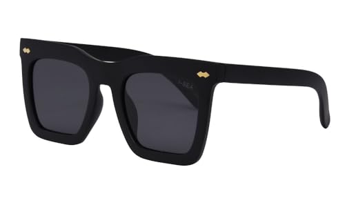 I-SEA Women's Maverick Polarized Sunglasses - Oversized Square Sunglasses with Scratch-Resistant Lenses & Polycarbonate Frame2