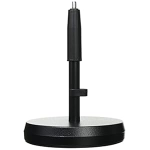 Konig & Meyer 23105-300-55 tafelmicrofoonstatief met 3/8 inch schroefdraad 347 mm zwart