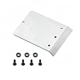 BB01 BBX BB-01 1/10 RCメタルルーフプレートアップグレードパーツ（シルバー）軽量アルミニウム製、耐久性向上